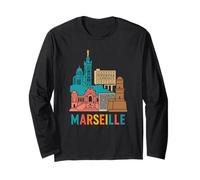 Marseille City France Maglia a Manica