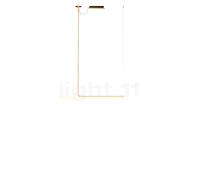 Marset Ambrosia Lampada a sospensione LED, H.146,6 cm - L.120 cm - dorato opaco