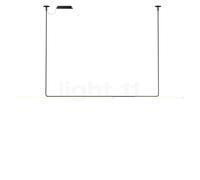Marset Ambrosia Lampada a sospensione LED, H.146,6 cm - L.315 cm - nero