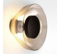 MARSET Aura Applique a LED, Ø 18 cm, grigio fumo MARSET