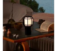 MARSET Chispa LED da terrazzo a batteria IP44 nero Marset