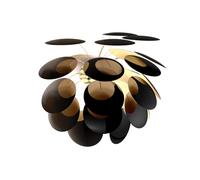 Marset Discocó Lampada da parete, nero/dorato