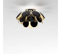 MARSET Discocó plafoniera Ø 53 cm nero/oro MARSET