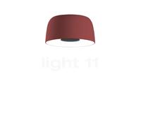 Marset Djembé Lampada da soffitto LED, rosso - ø41,6 cm - H.21 cm