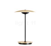 Marset Ginger 20 M Lampada da tavolo con batteria LED, ottone/bianco - con USB-C