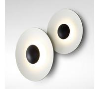 MARSET Ginger 20C applique a LED Ø20 cm nero/bianco MARSET