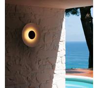 Marset Ginger Lampada da soffitto/parete LED Outdoor, ø60 cm - nero/bianco