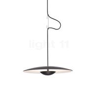 Marset Ginger Lampada a sospensione LED, wengè/bianco - ø42 cm