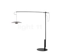 Marset Ginger Lampada ad arco LED, wengè/bianco - ø60 cm