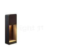 Marset Lab Lampada da parete LED, grigio grafite/marrone