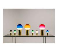 MARSET Lampada da tavolo a batteria Dipping Light, verde/ottone MARSET