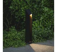 MARSET lampioncino LED Domus, altezza 55 cm, nero, alluminio MARSET