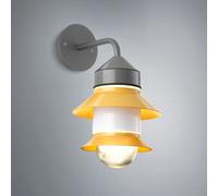 MARSET Applique da esterno Santorini, IP65, senape Marset