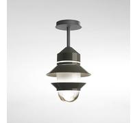 MARSET Santorini plafoniera da esterno, IP65, grigio Marset