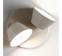 marset Tam Tam A Base Mini lampada a parete 2 paralumi satellite, A633-141 35+A633-130 35#2, Tam Tam A Base Min; Tam Tam [Lampade per Interni > Lampade a Parete]