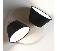 marset Tam Tam A Base Mini lampada a parete 2 paralumi satellite, A633-141 35+A633-130 39#2, Tam Tam A Base Min; Tam Tam [Lampade per Interni > Lampade a Parete]