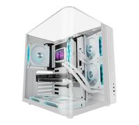 MarsGaming Case MC-INFINIOLITEW Midi Tower Bianco con vetro temperato