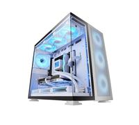 MARSGAMING MC-NOVA2, Case Gaming Custom XXL E-ATX, Doppio Vetro Temperato Contin