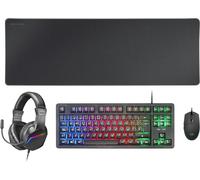MARSGAMING MCP-RGB3, Pack Gaming Tastiera Fixed RGB + Mouse Gaming RGB Flow 3200