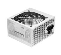 MARSGAMING MPIII550P, Alimentatore PC ATX 550W, 5 Anni di Garanzia, 85% di Efficienza, Sistema Digitale APFC, Ventola FDB 120mm AI-RPM, Tecnologie DC-DC e SMD, Cavi Piatte Extra-lunghi, Bianco