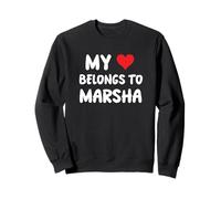 Marsha - Il mio cuore appartiene a Marsha - Amore Felpa