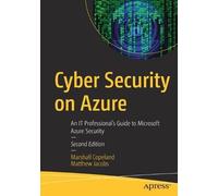 Marshall Copeland Matthew Jacobs Cyber Security on Azure (Tascabile)