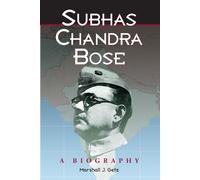Marshall J. Getz Subhas Chandra Bose (Tascabile)