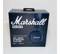 Marshall Major V Cuffie On-Ear Wireless Bluetooth Blu Batteria 100Hr Qi