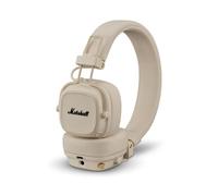 Marshall Major V Cuffie Wireless Bluetooth, 100 ore di riproduzione - Crema