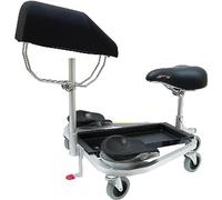 Marshalltown 01RAC3CS Racatac con sostegno per torace, Supporto per piastrellista con supporto per il petto, ruote da 76 mm