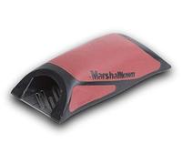 MARSHALLTOWN 14390 Senza Guide, raspa con Manico DuraSoft, in Acciaio Inossidabile, Lunghezza 140 mm, utensile per cartongesso, Rosso