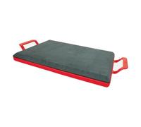 Marshalltown Ginocchiera plastica robusta, nero/rosso, dimensioni: 483x343 mm