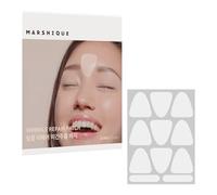 Marshique Patch Riparatori Di Rughe Per Linee Arricciate Undici Linee - Tra Gli Occhi Patch Rughe Non Invasive Addolcitanti Rughe Per Rughe Viso - Tampone Anti-rughe