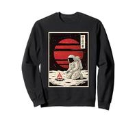 Marshmallow Arrosto Surreale Astronauta Cosmico Sci-Fi Umorismo Felpa
