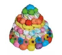 Marshmallow Biribao Torta Piccola Colorata 580 g