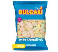 Marshmallow Colorati Mix Cuori e Trecce - Soffici Caramelle Gommose 500g - Senza Glutine - Perfetti per Feste, Candy Bar, Compleanni e Decorazioni Dolci - Bulgari (mix)