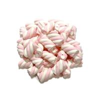 Marshmallow Treccia vari colori Senza Glutine 1 kg per Compleanni, Battesimi, Nascite ed Eventi ideali per siedini, confettate caramelle gommose