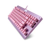 MarsHopper Tastiera meccanica rosa a 87 tasti senza tenkeyless con interruttori rossi lineari Outemu| N-Key-Roll-Over|Multi-colore|Multi-modalità