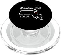 Marshvegas, MA 02050 Mappa del cuore PopSockets PopGrip per MagSafe