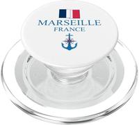 Marsiglia Francia Porto Città Vintage Ancoraggio Naut PopSockets PopGrip per MagSafe