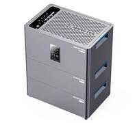 MARSTEK Centrale elettrica da balcone all-in-one con accumulo, 4 MPPT ingresso solare 2400W, capacità della batteria 2.56kWh, 6000 cicli di ricarica, batteria LFP, con app, plug & play, 0% VAT