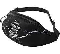 Marsupi Alla Moda Don'T Make Me Use My Teacher Voice, Bum Bag Resistente Marsupi Uomo Multifunzione Borsa Da Cintura Per Ciclismo Camminata Running