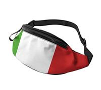 Marsupi Bandiera Italia Borsa da uomo con cerniera regolabile