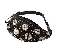 Marsupi Da Donna Cute Sloths Hearts, Marsupi Uomo Multiuso Marsupi Tattico Pratico Marsupi Tattica Militare Per Fitness Bicicletta Attività