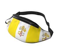 Marsupi Da Donna Resistente Bum Bag Roman Catholic Church Flag Regolabile Marsupi A Tracolla Per Jogging Sportivo Viaggio 14X35Cm