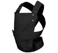 marsupi Marsupio per neonati dalla nascita fino a 15 kg - marsupio leggero e compatto - Con chiusura a strappo - Sistema di fissaggio facile e robusto - Cotone biologico,Black S/M