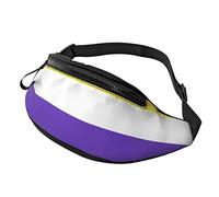 Marsupi Non-Binary Pride Flag, Borsello Da Cintura Moda Marsupi Running Elegante Marsupi Sportivo Per Trekking Palestra Concerti