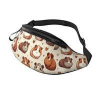 Marsupi Running Cute-Guinea-Pig, Marsupi Traspirante Marsupi Sportivi Elegante Marsupi Uomo Per Escursioni Sportivo Trekking