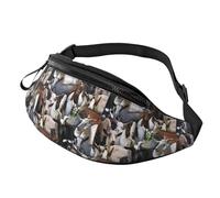 Marsupi Running Farm Animals Goats Regolabile Marsupi A Tracolla Multifunzione Fanny Pack Bag Per Uomo Ciclismo Palestra 14X35Cm