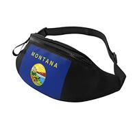 Marsupi Running State Of Montana Casual Tattico Marsupi Con Foro Per Auricolari Borsa Da Cintura Per Palestra Fitness Trekking 14X35Cm